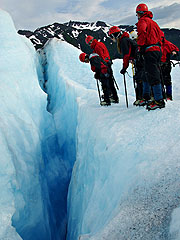 Peering into the crevasse