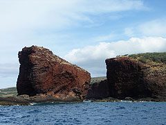 Rugged coast of Lana'i