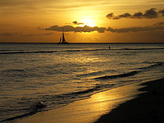 Sunset cruise off Ka'anapali Beach