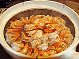 Steamy Reveal: Prawns cooked to perfection