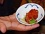 Out-take: Garnish slipped off during saucing