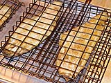 Catfish fillets ready for flaking