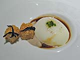 Soft-cooked '62 degree' egg with sunchoke puree and potato croquettes