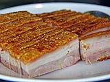 Roasted pork belly