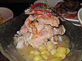 Ceviche Mixto of Tiger Shrimp, Snapper and Calamari