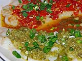 Steamed Fish Fillets With Dual Flavor