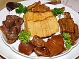 Marinated Platter - Assorted challenging items and fried tofu